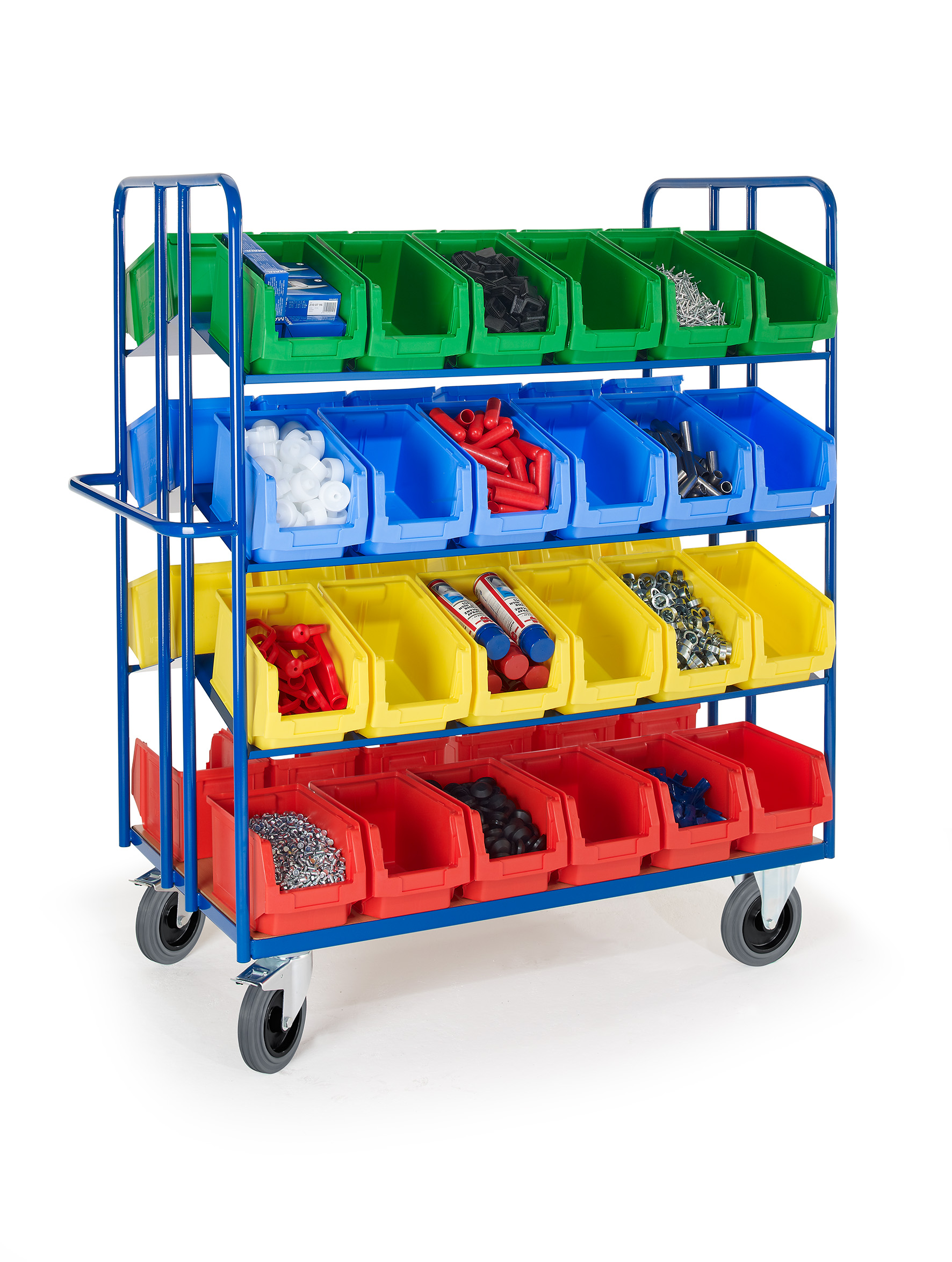 Kommissionierwagen (Boxen nicht im Lieferumfang)